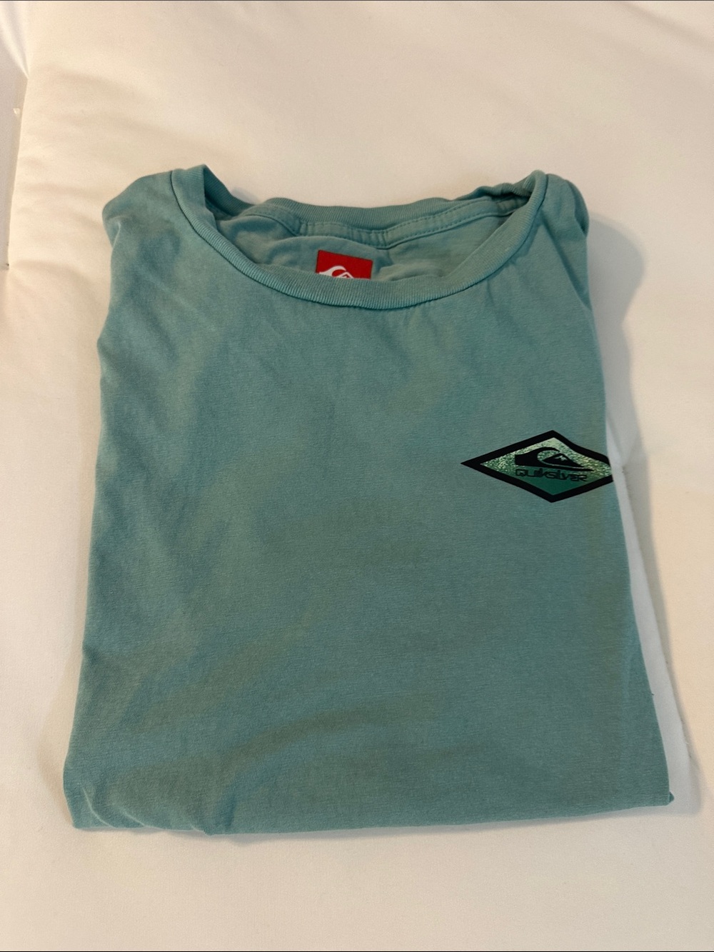 Quiksilver Teal Graphic T-Shirt